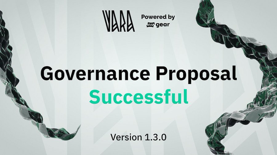 Governance Proposal v1.3.0 Successful